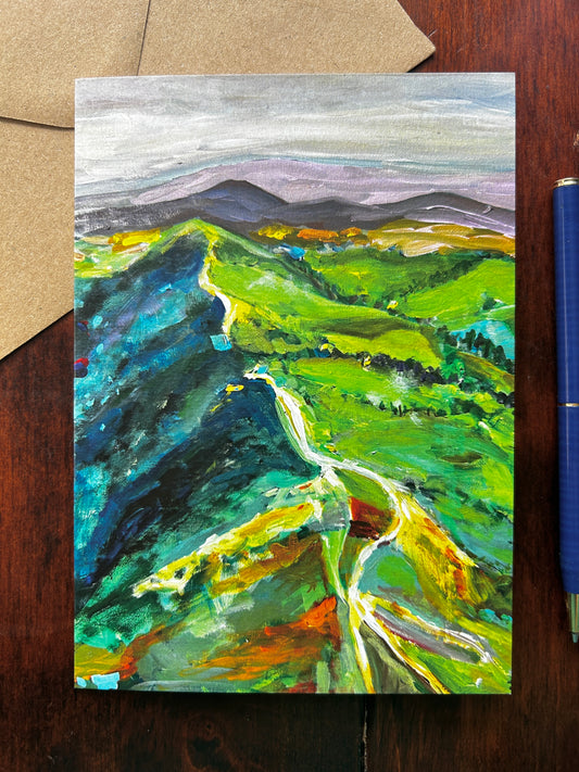 Malvern Hills Rhapsody - Greetings Card