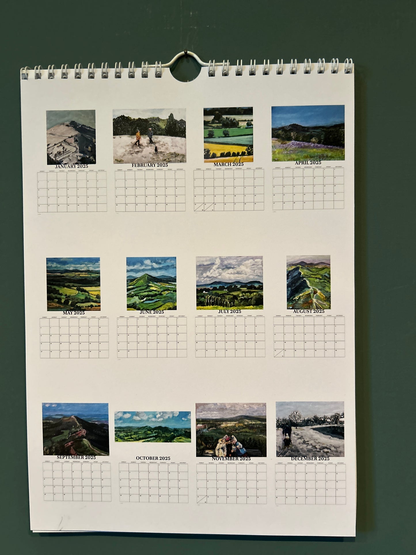 Worcestershire Landscapes 2025 Calendar