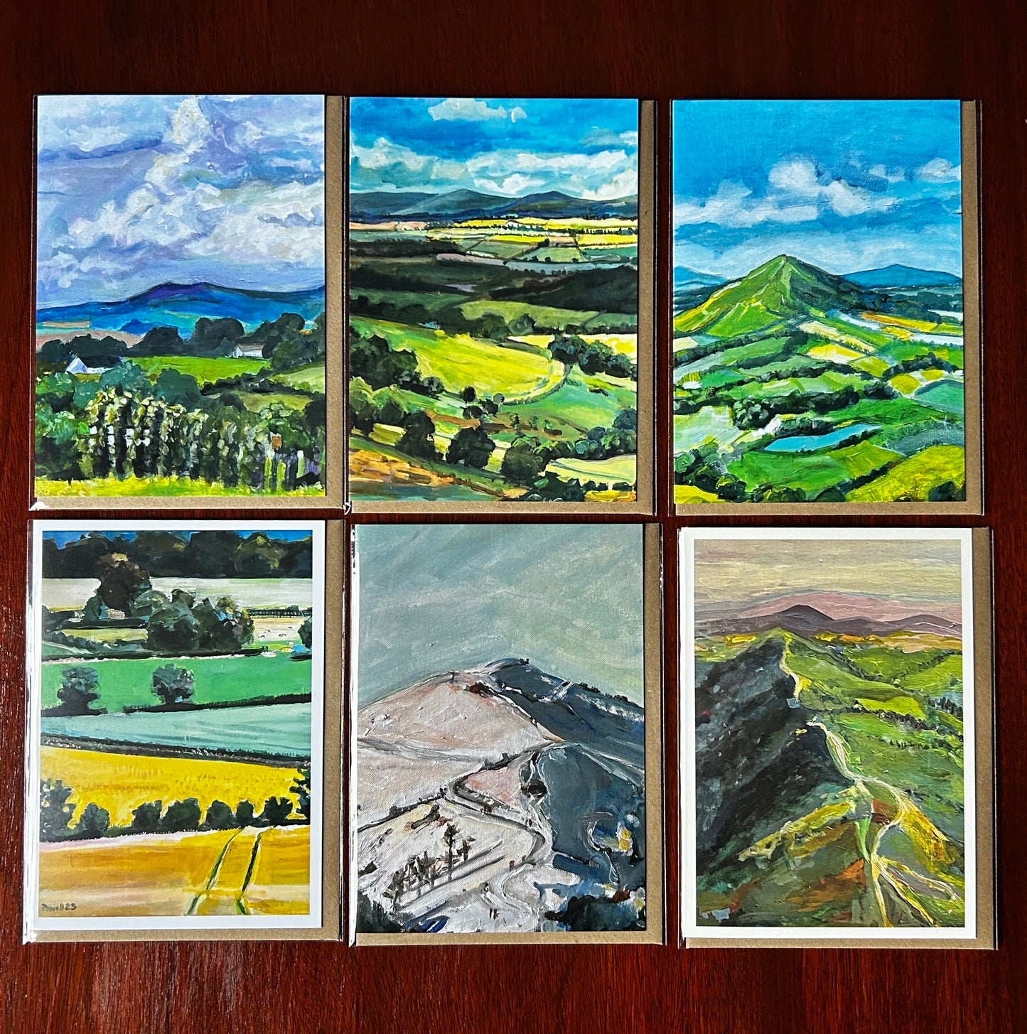 Malvern Hills Greetings Cards - Set of 6