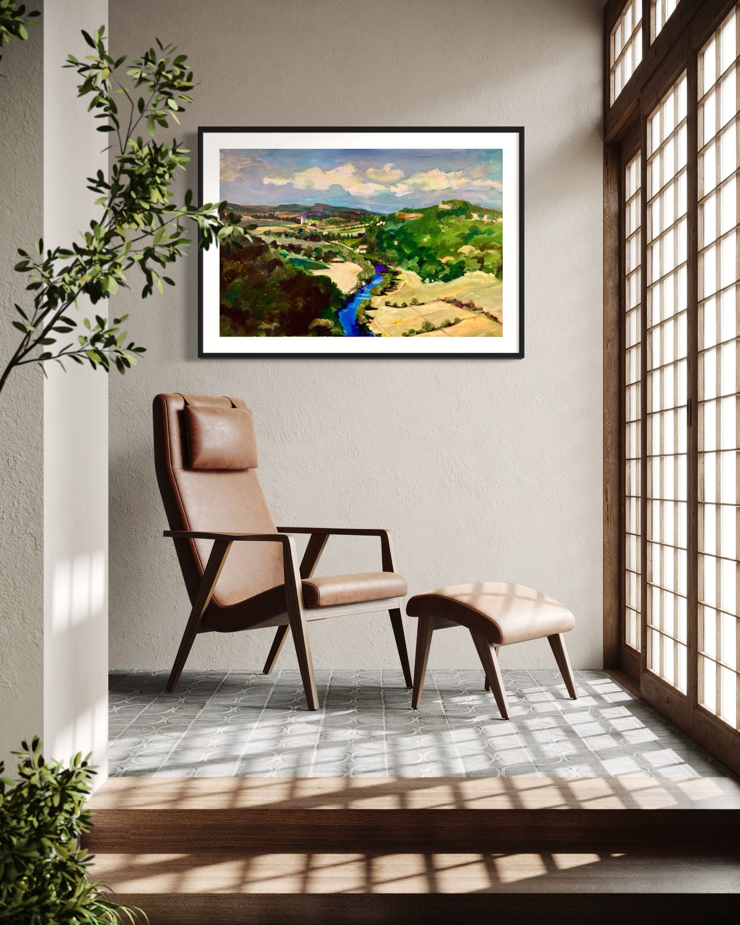 Symonds Yat in August - print