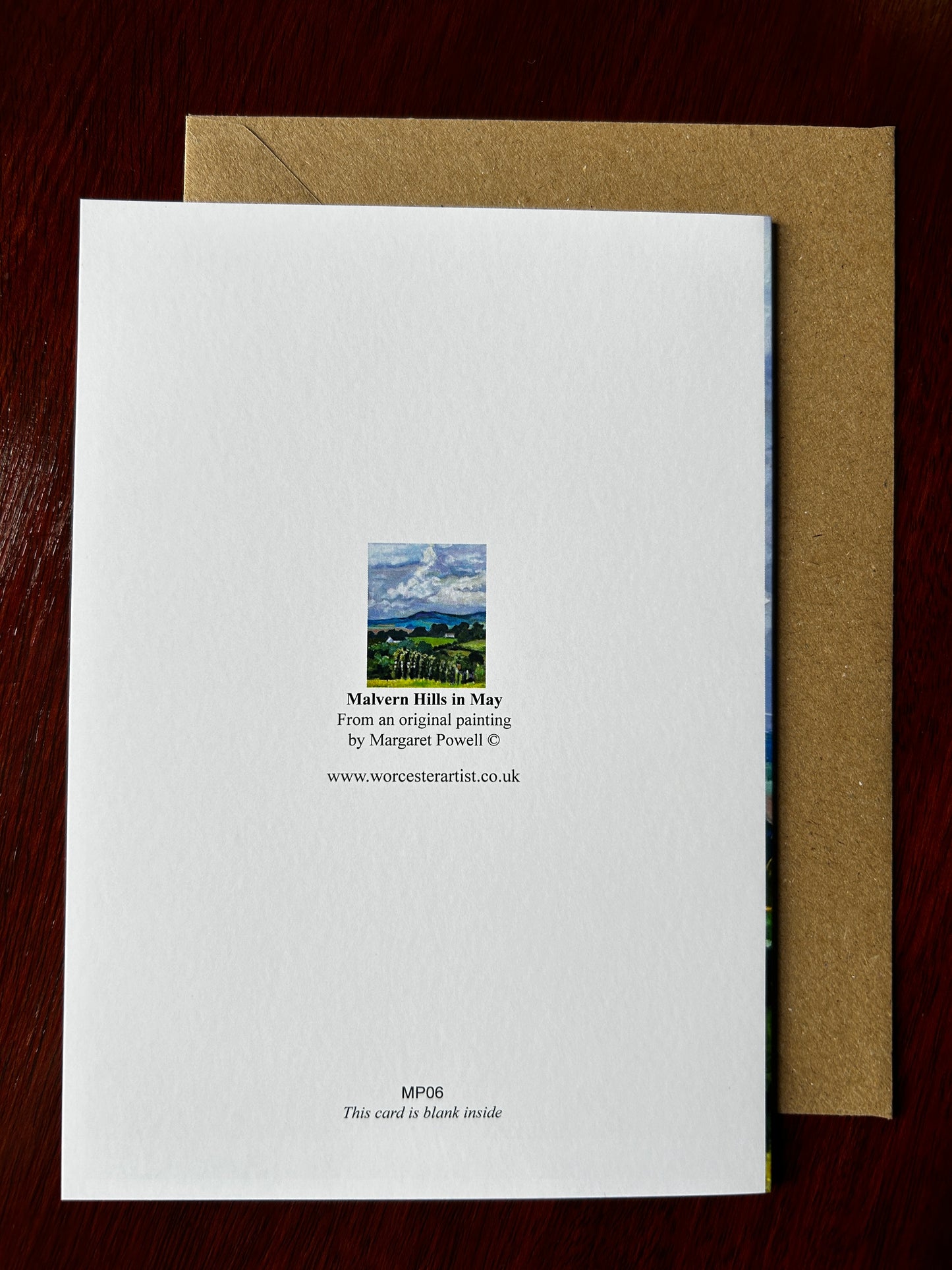 Malvern Hills in May - Greetings Card