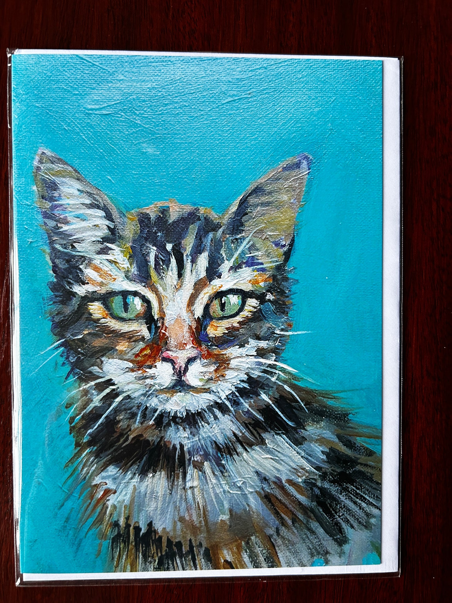Luna the Cat - Greetings Card