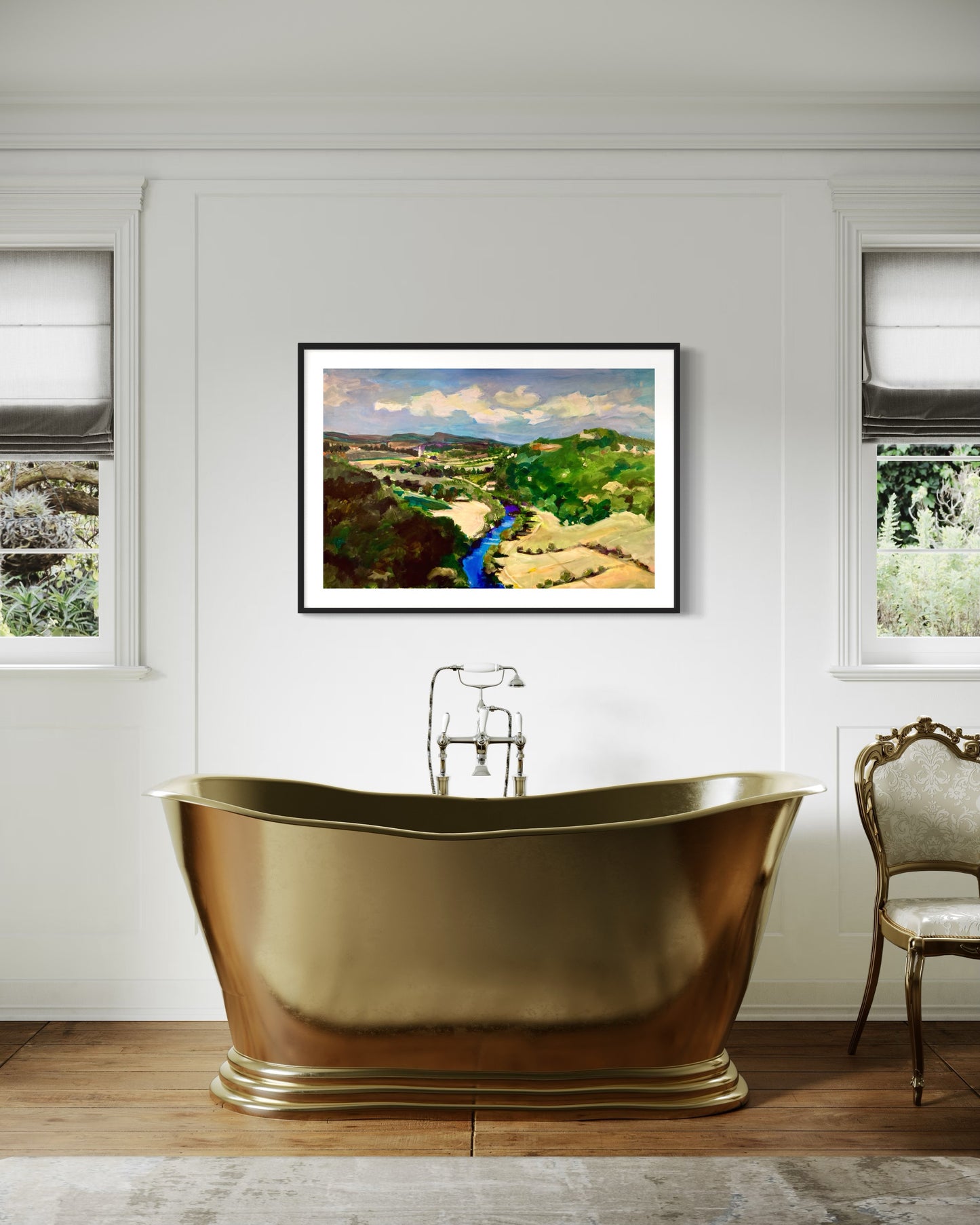 Symonds Yat in August - print