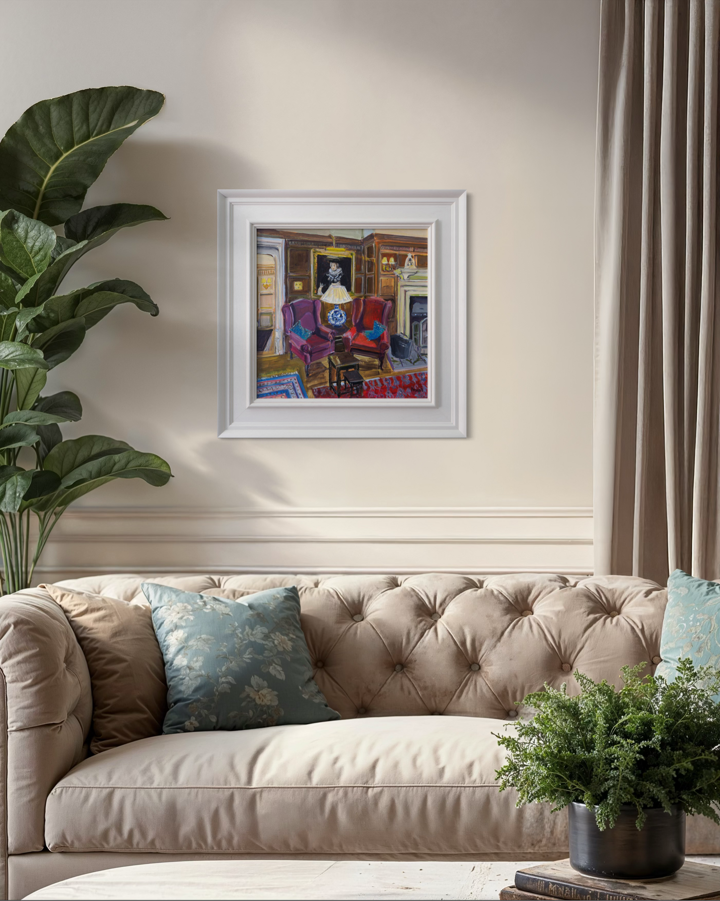 Afternoon Tea at Buckland Manor original painting