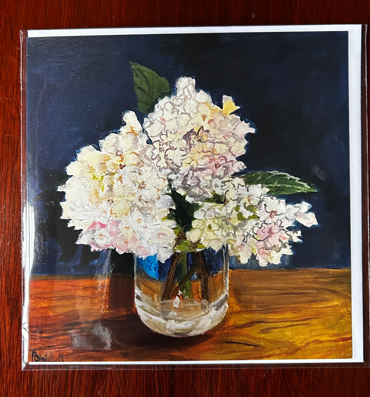 Set of 4 Flower Fine Art Greetings Cards