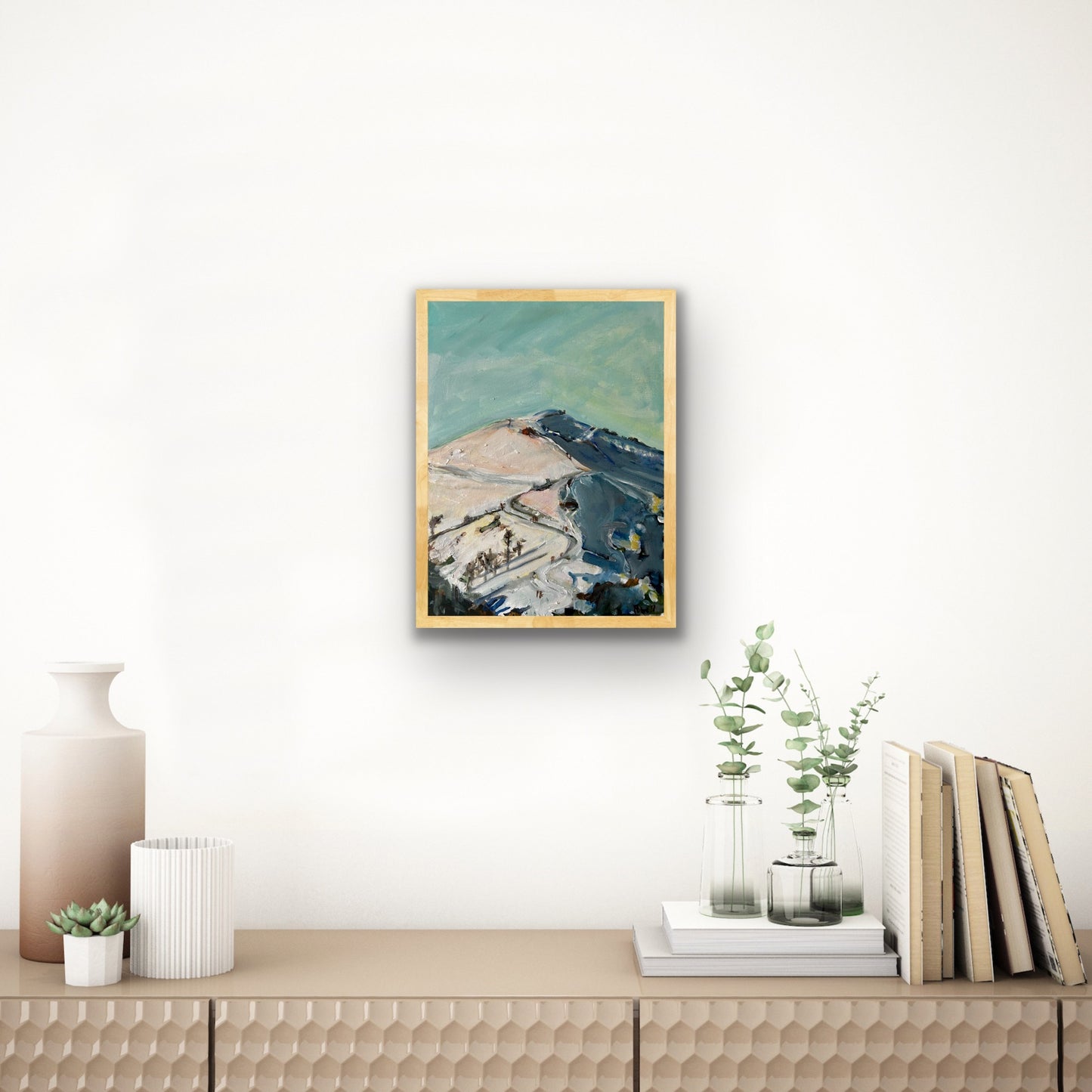 Worcestershire Beacon. Malvern Hills in Snow original painting