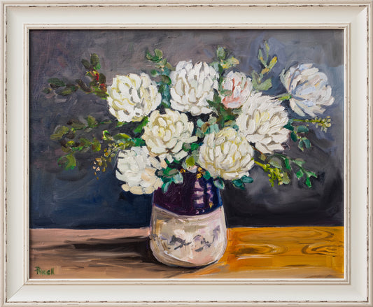 Romance in a Clay Vase original painting