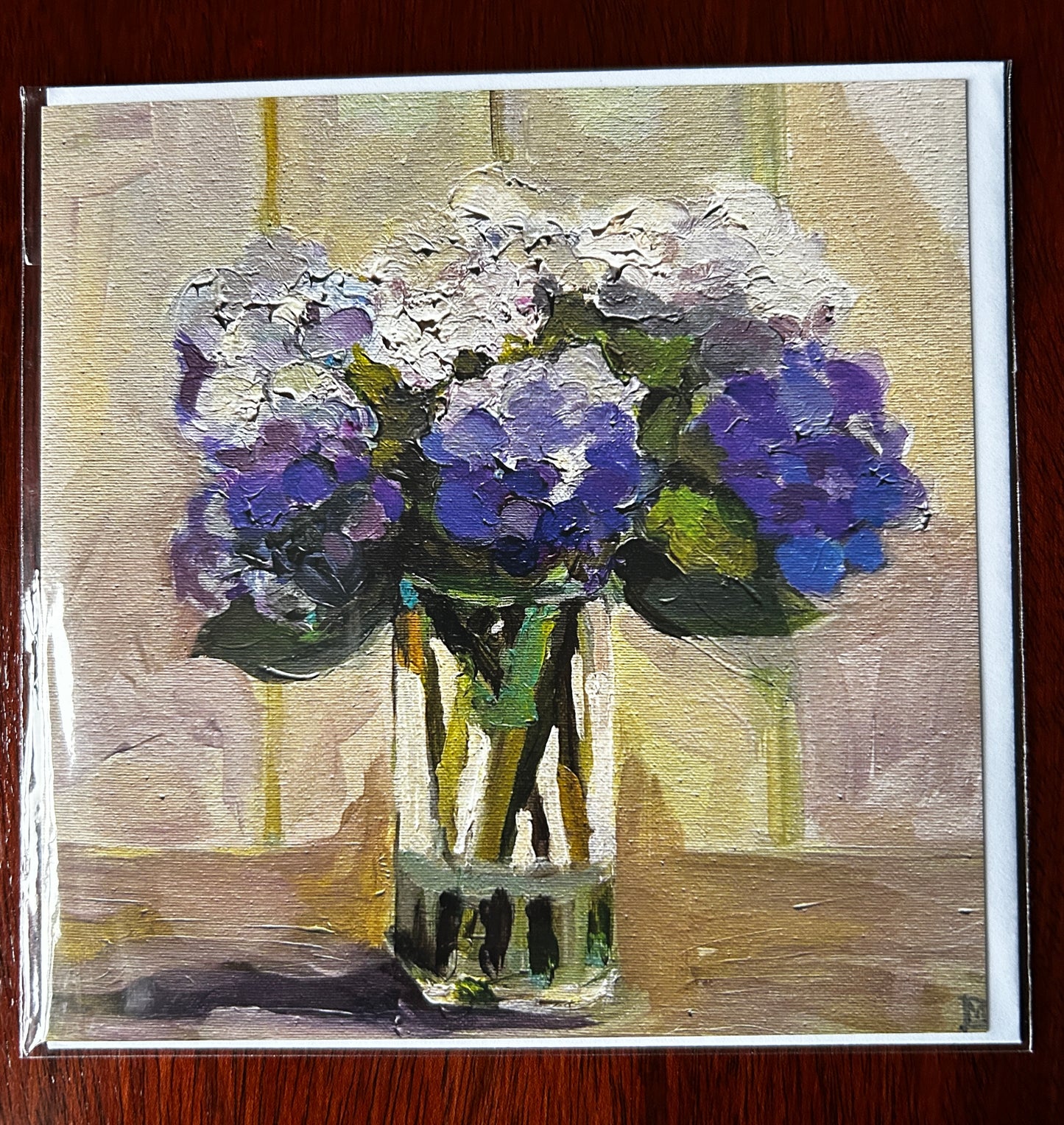 Set of 4 Flower Fine Art Greetings Cards