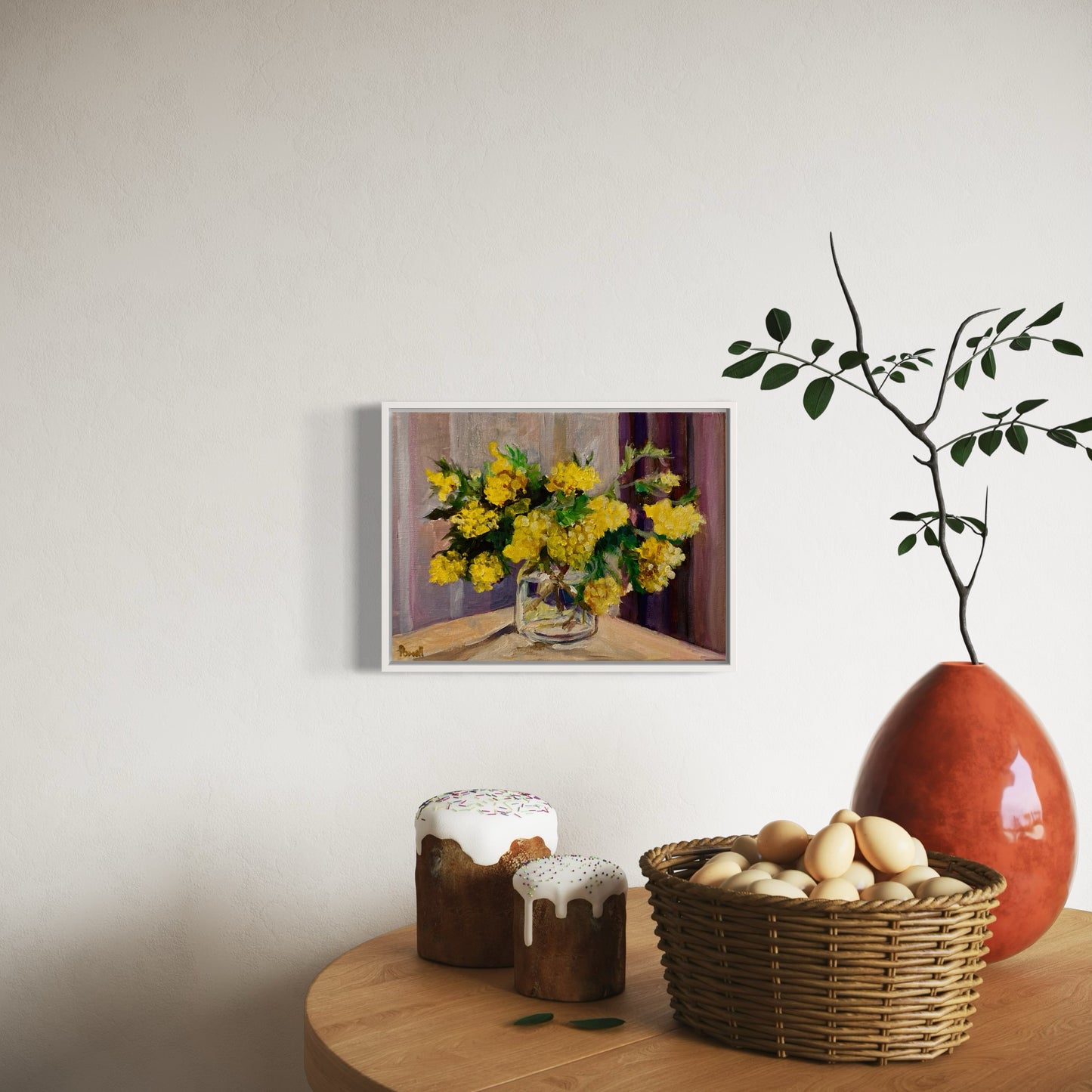 Mimosas on a Spring Afternoon original painting