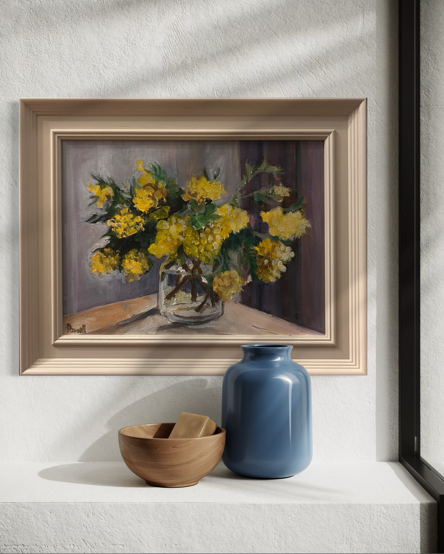 Mimosas on a Spring Afternoon original painting