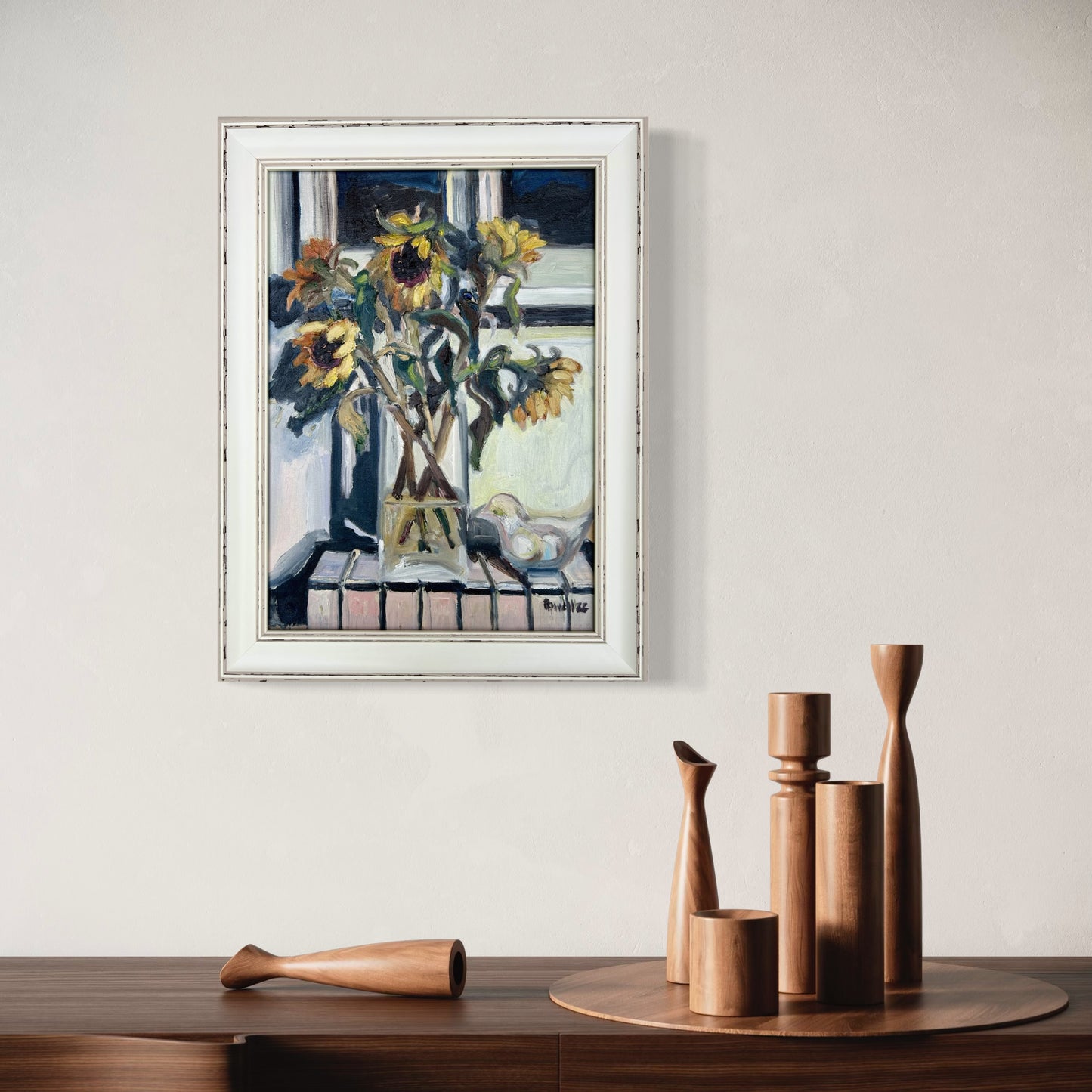 Goodbye to Sunflowers original painting