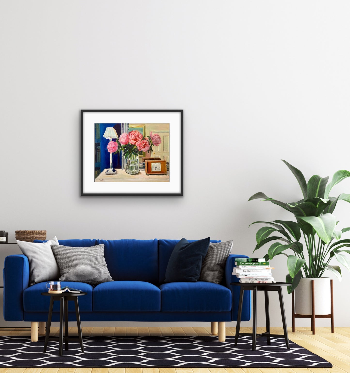 Still Life With Peonies - Print
