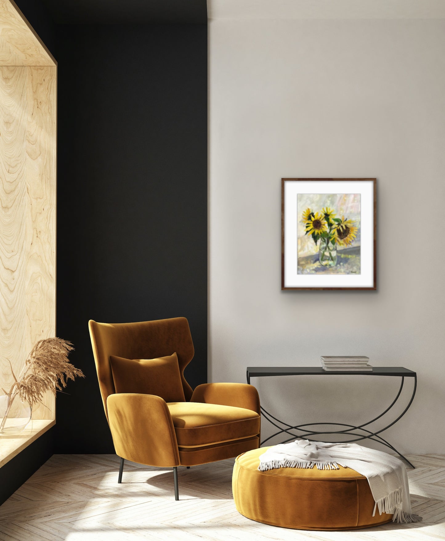 Sunflowers in the White Room - Print