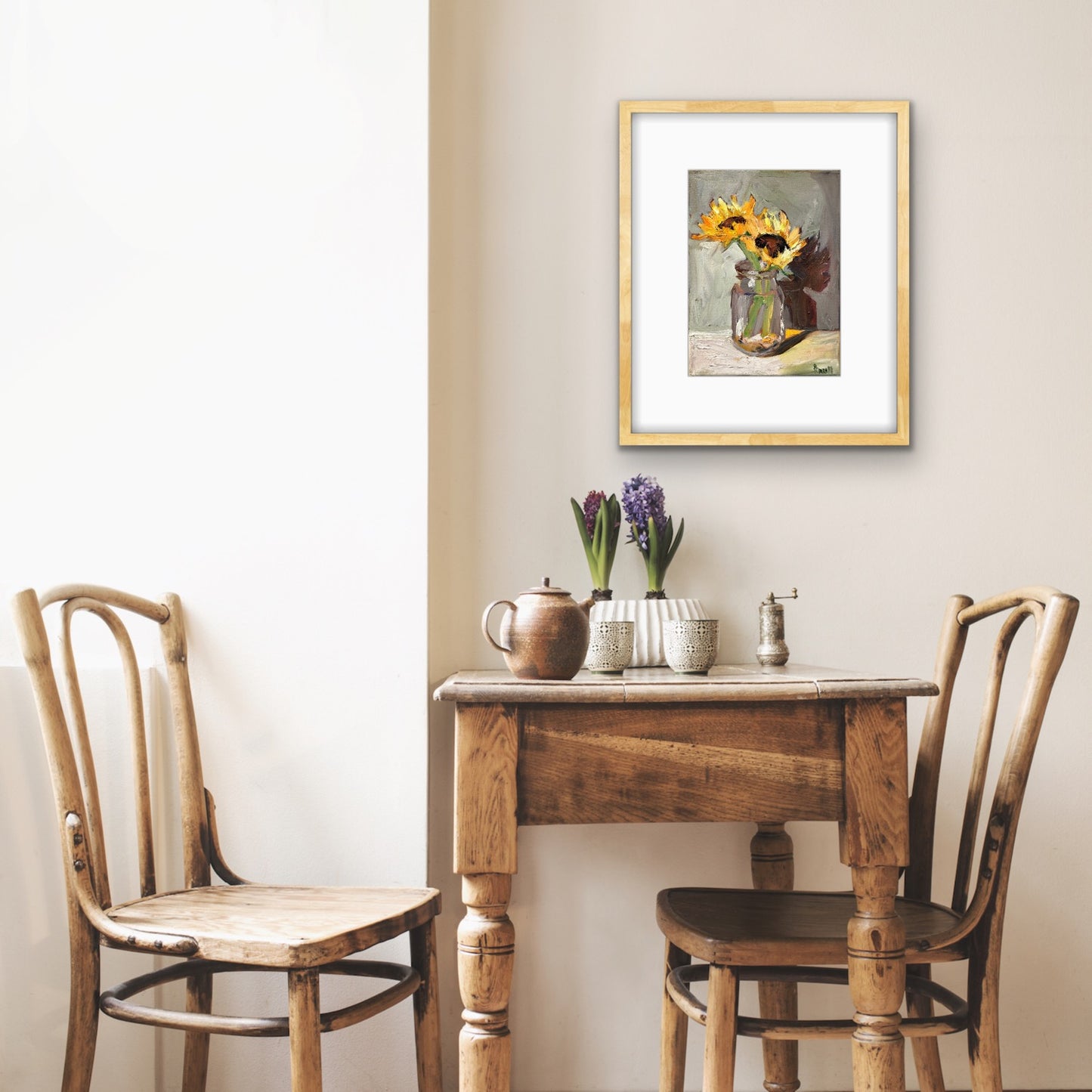 Sunflowers in a Glass Jar - Print
