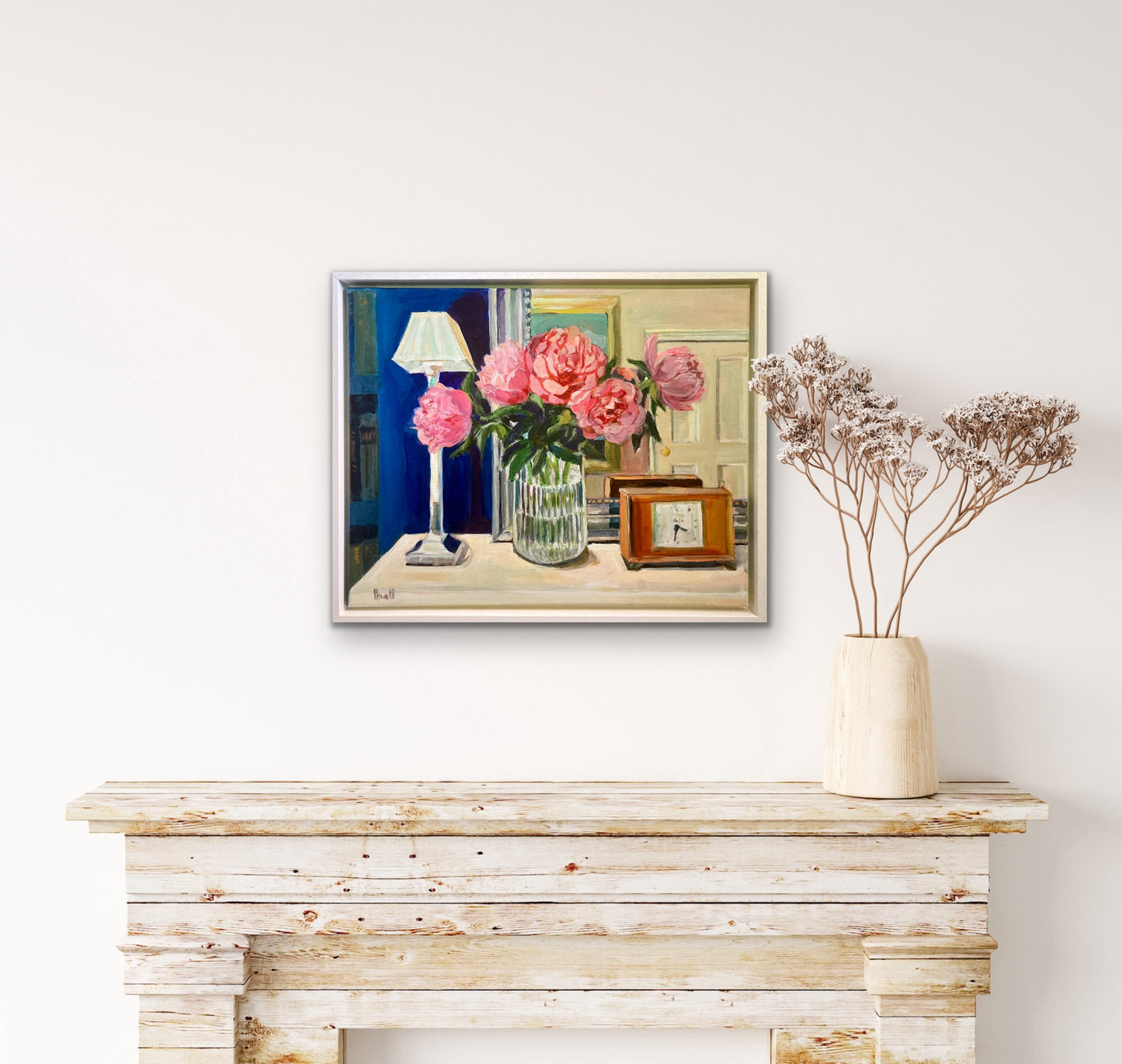 Still Life With Peonies - Print