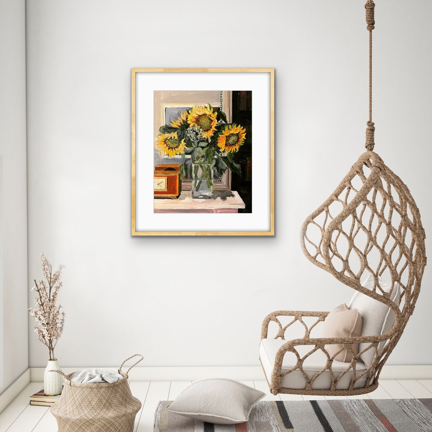 Still Life with Sunflowers - Print