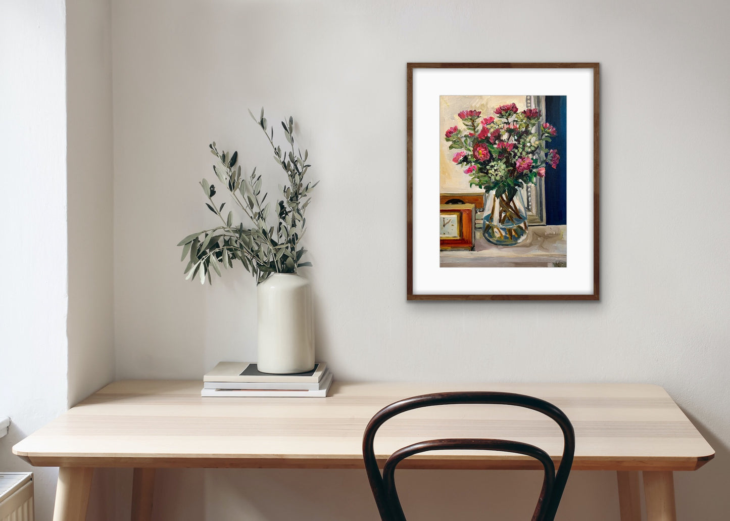 Asters in the Sitting Room - Print