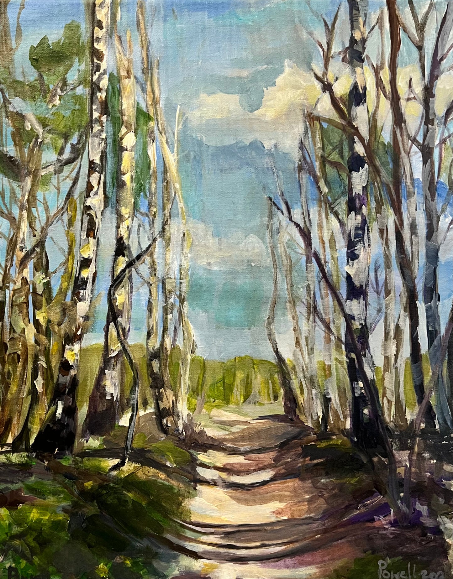 Spring Walk original painting