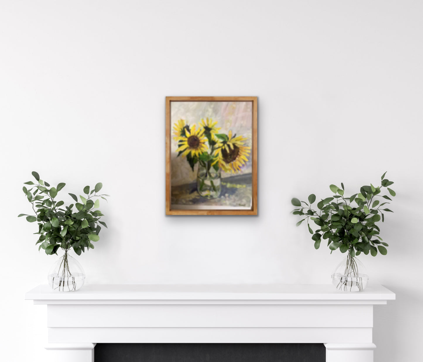 Sunflowers in the White Room