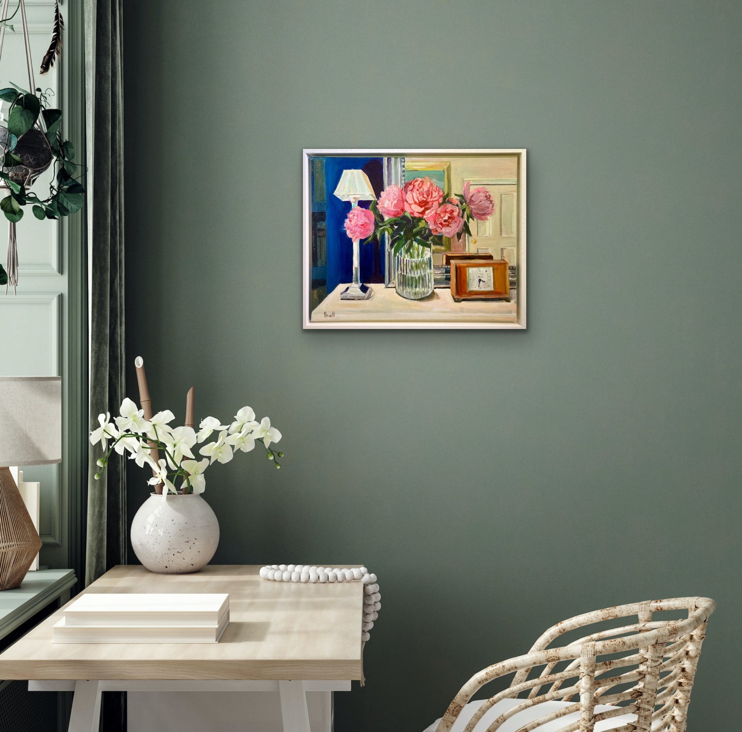 Still Life With Peonies original painting