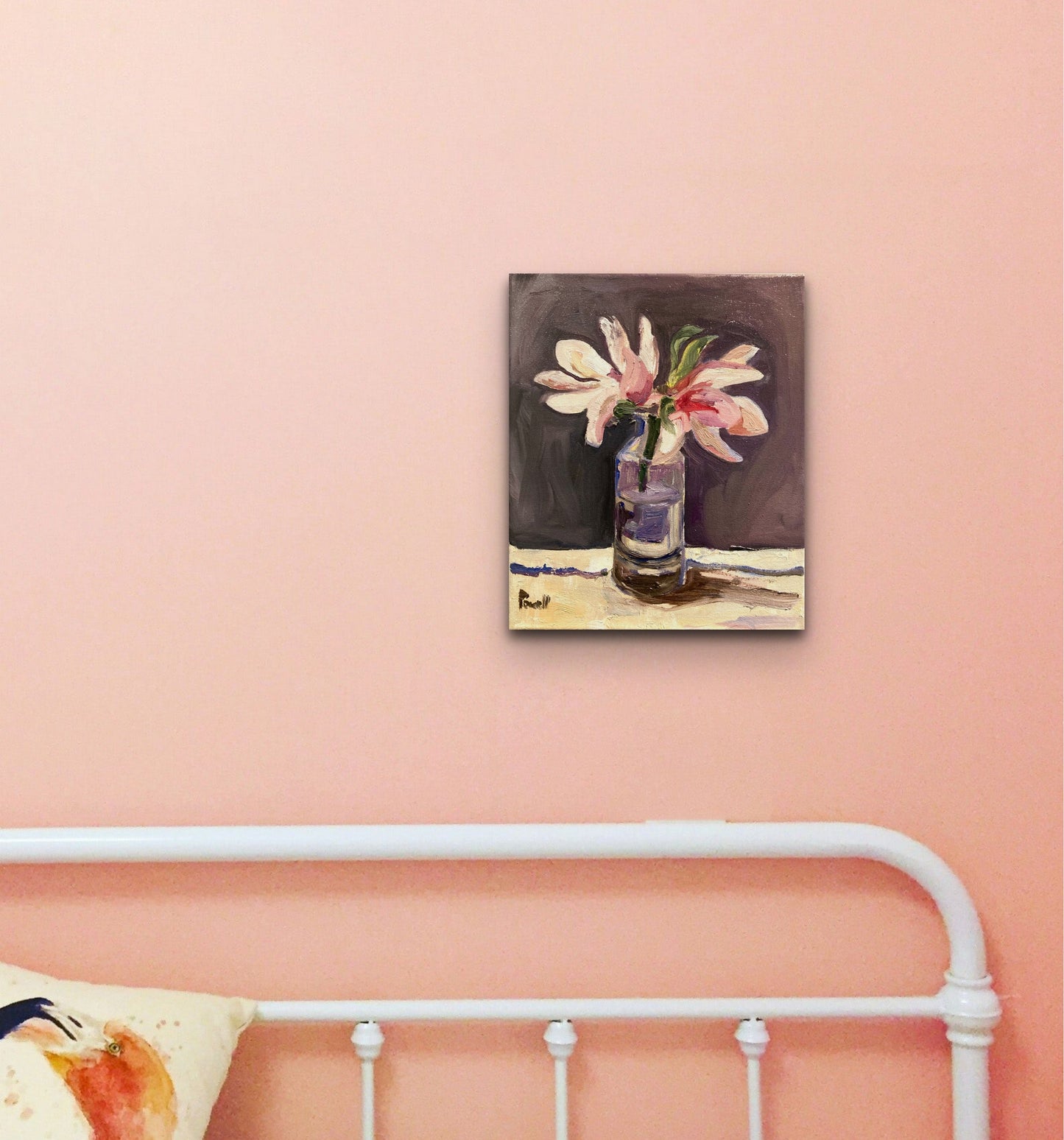 Magnolias in a Glass Jar original painting