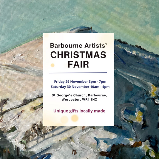 Behind the Scenes: Getting Ready for the Barbourne Artists’ Christmas Fair 2024