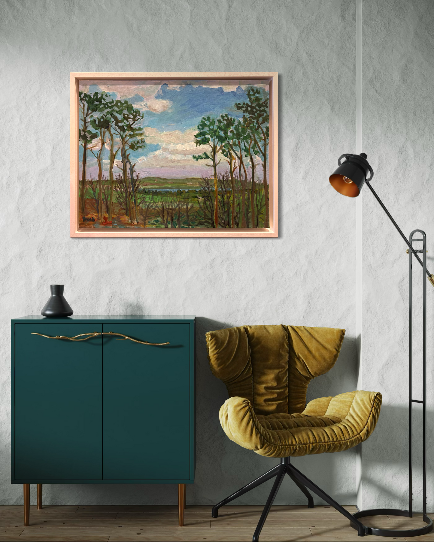Lickey Hills - Early Spring Walk original painting