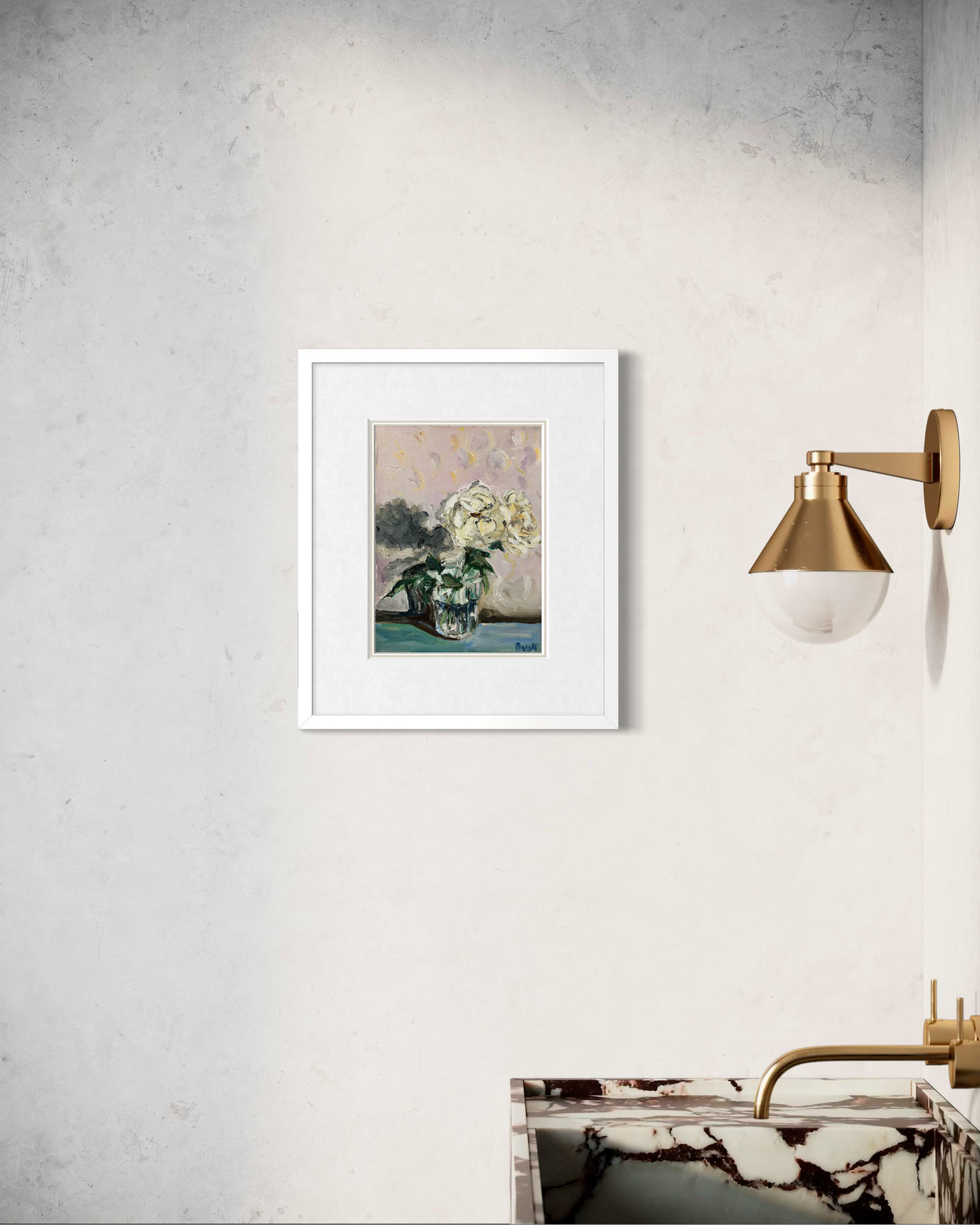White Rose Rhapsody - Print