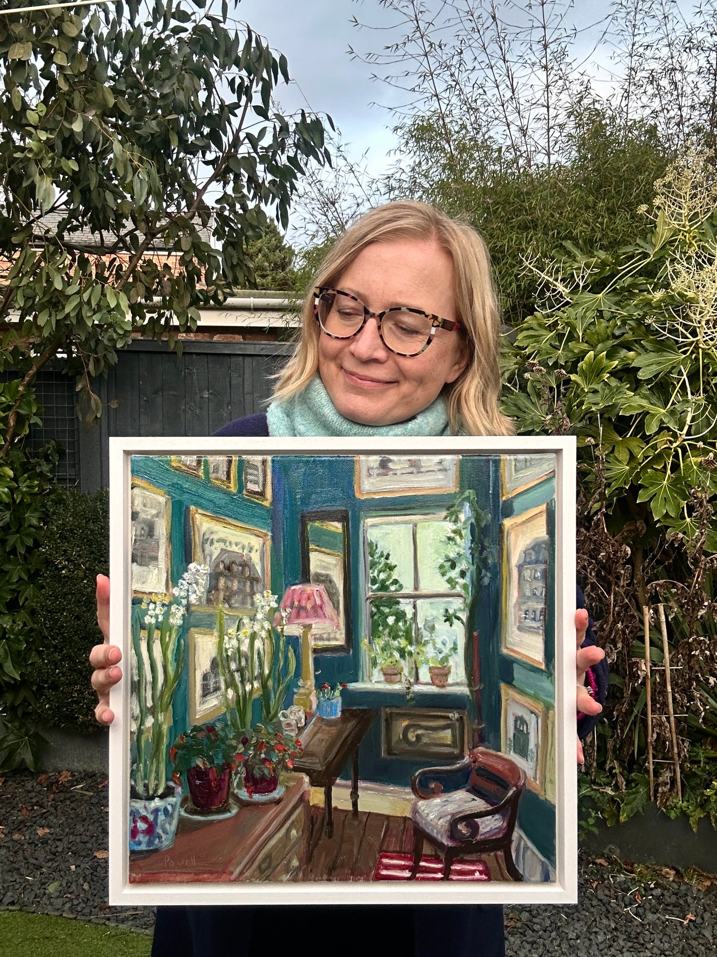 Early Morning in Anna’s Study original painting