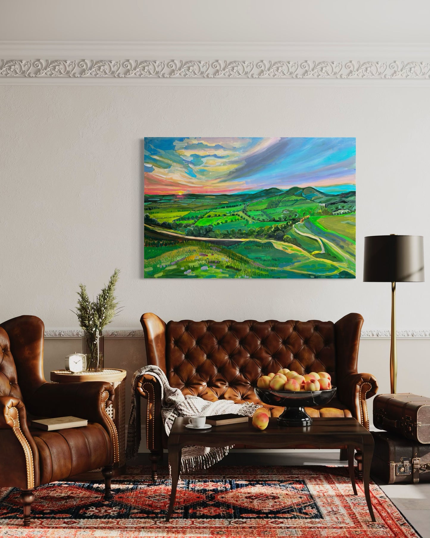 Good Morning, Malvern Hills! original painting