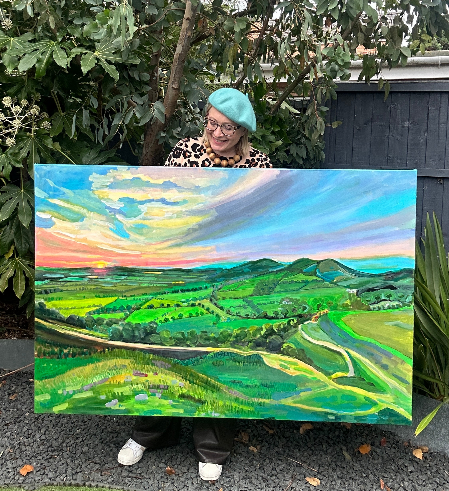 Good Morning, Malvern Hills! original painting