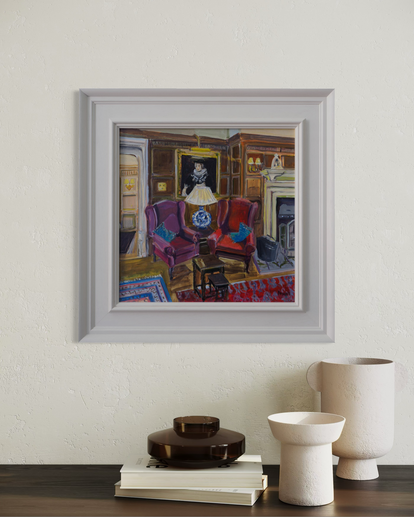 Afternoon Tea at Buckland Manor original painting