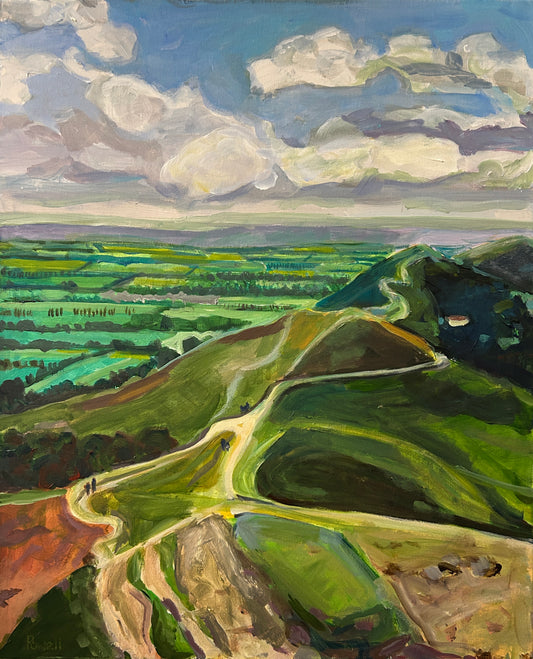 Malvern Hills - Cloud Overture original painting
