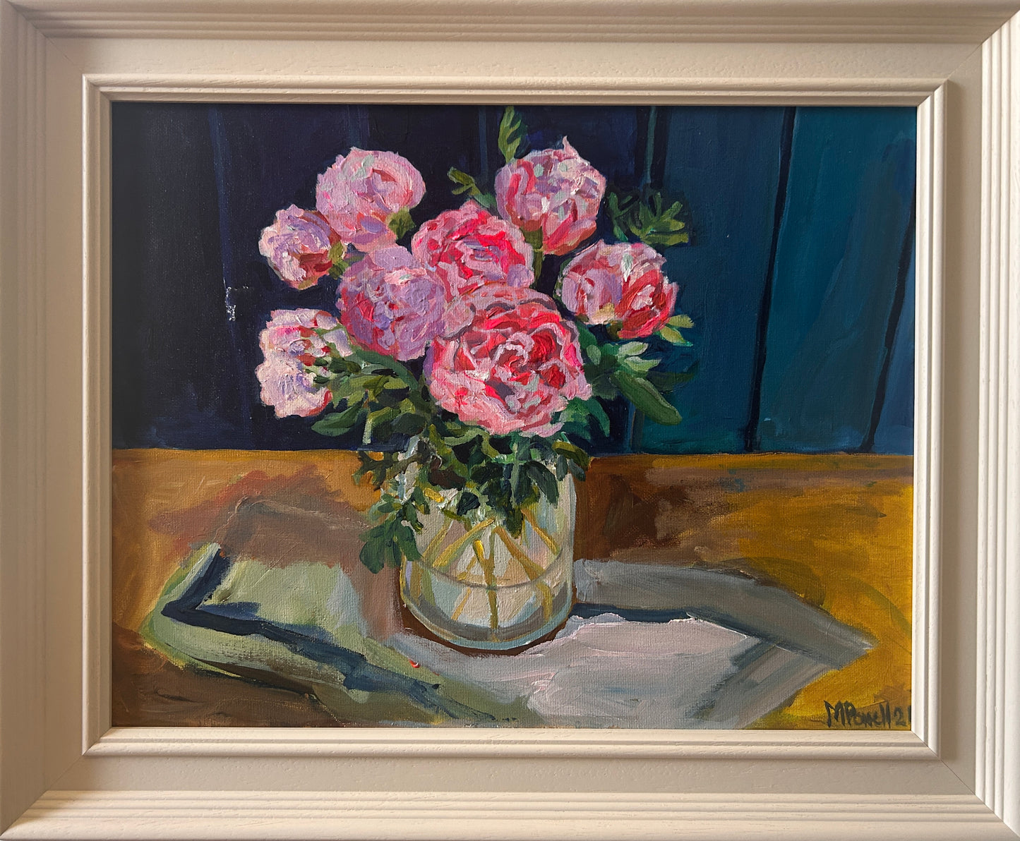 Pink Peony Sonata Original Painting