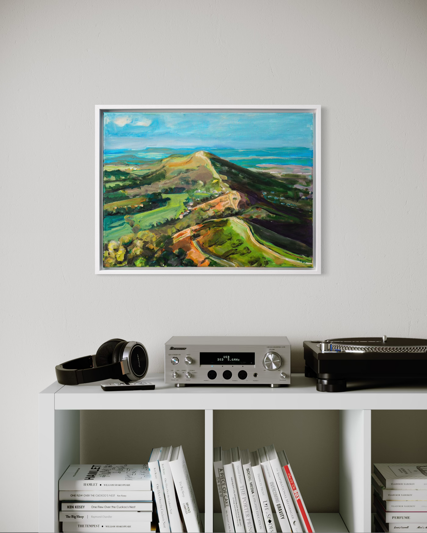 September Hike on the Malvern Hills original painting