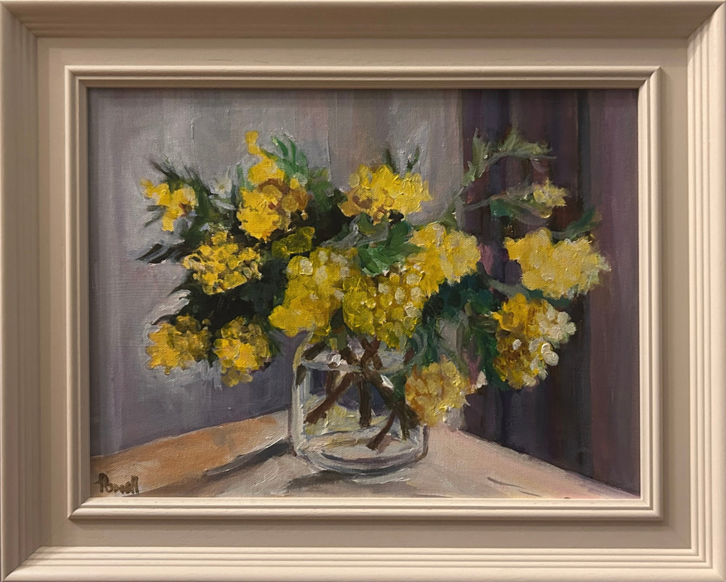 Mimosas on a Spring Afternoon original painting