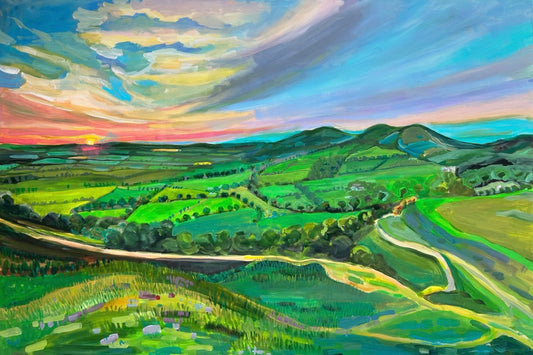 Good Morning, Malvern Hills! original painting