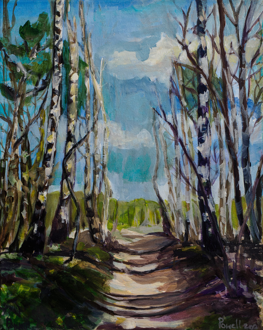 Spring Walk original painting