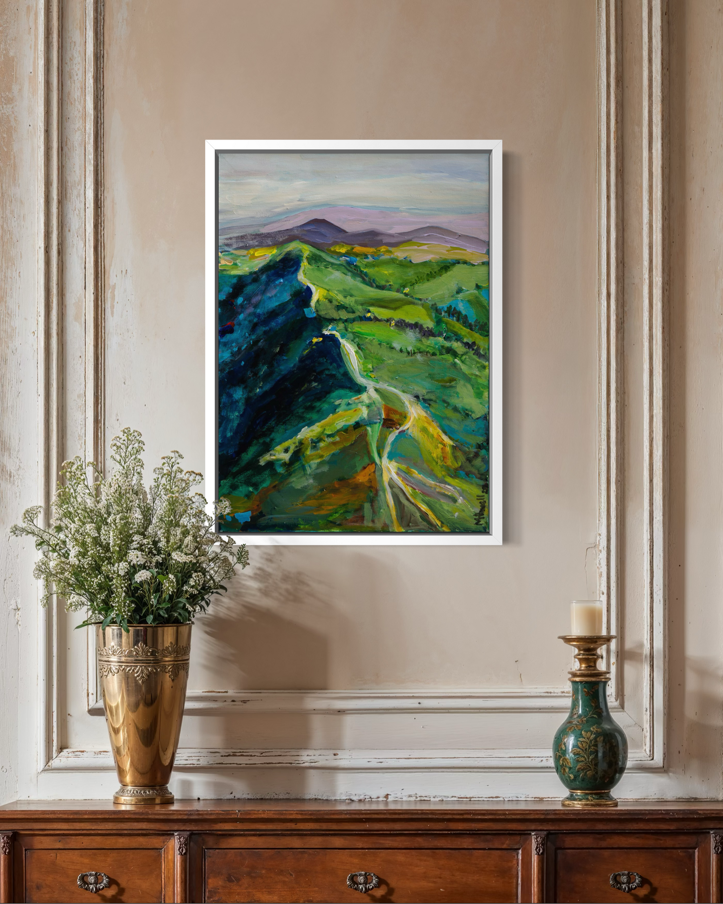 Malvern Hills Rhapsody original painting