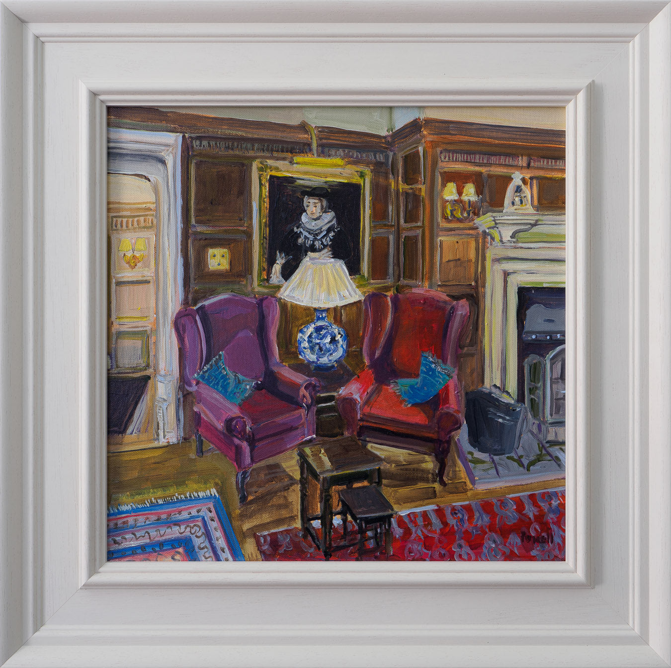 Afternoon Tea at Buckland Manor original painting